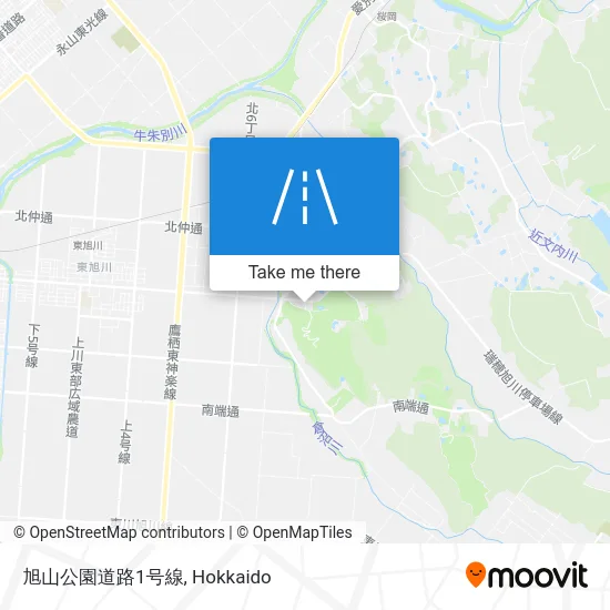 旭山公園道路1号線 map