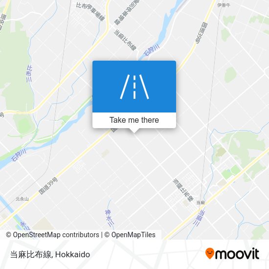 当麻比布線 map
