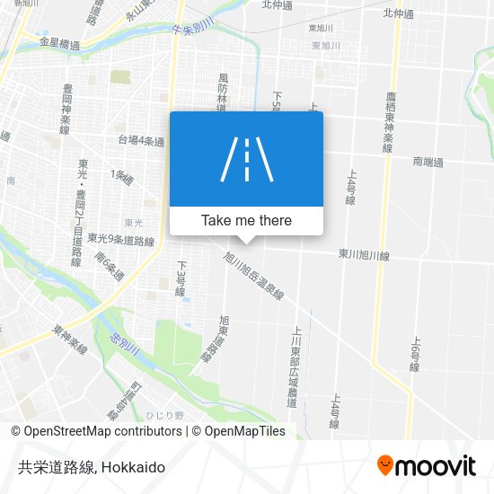 共栄道路線 map