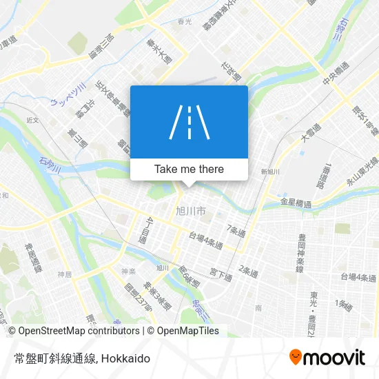 常盤町斜線通線 map