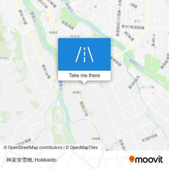 神楽蛍雪橋 map