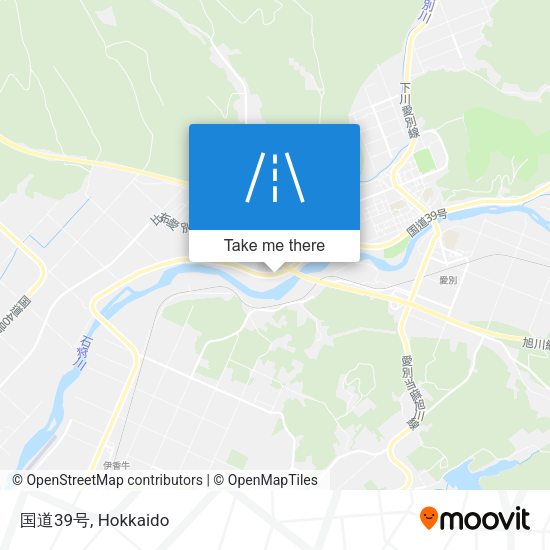 国道39号 map