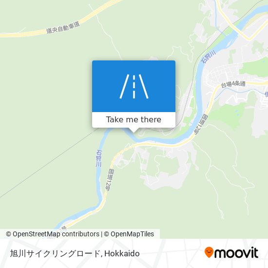 旭川サイクリングロード map