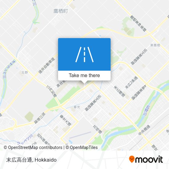 末広高台通 map