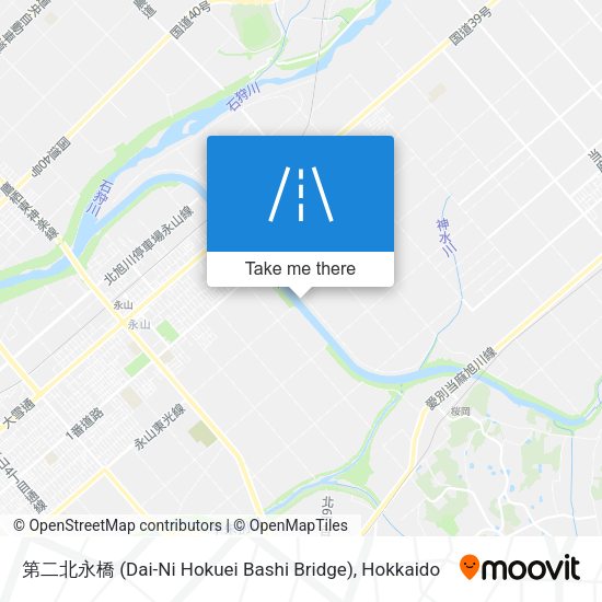 第二北永橋 (Dai-Ni Hokuei Bashi Bridge) map