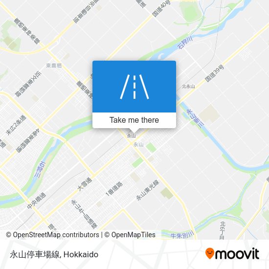 永山停車場線 map