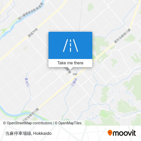 当麻停車場線 map