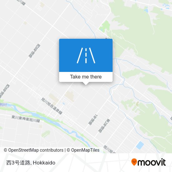 西3号道路 map