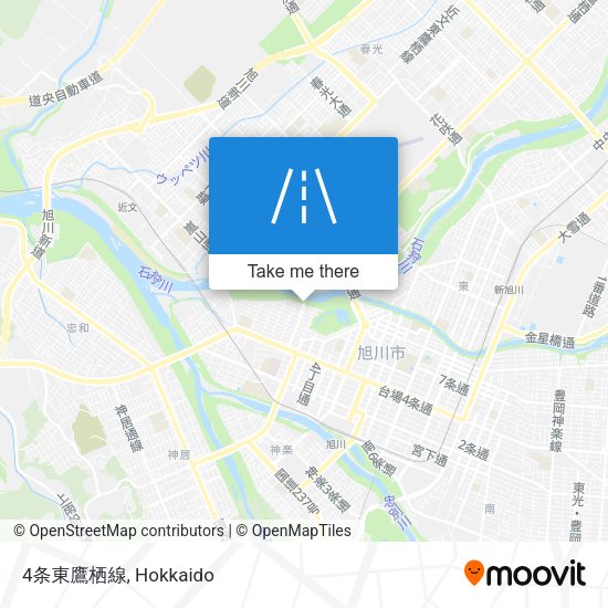 4条東鷹栖線 map