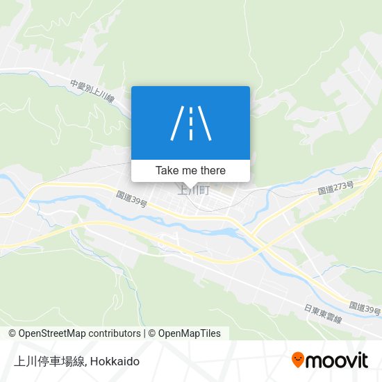 上川停車場線 map