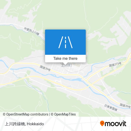 上川跨線橋 map