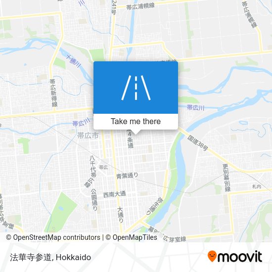 法華寺参道 map