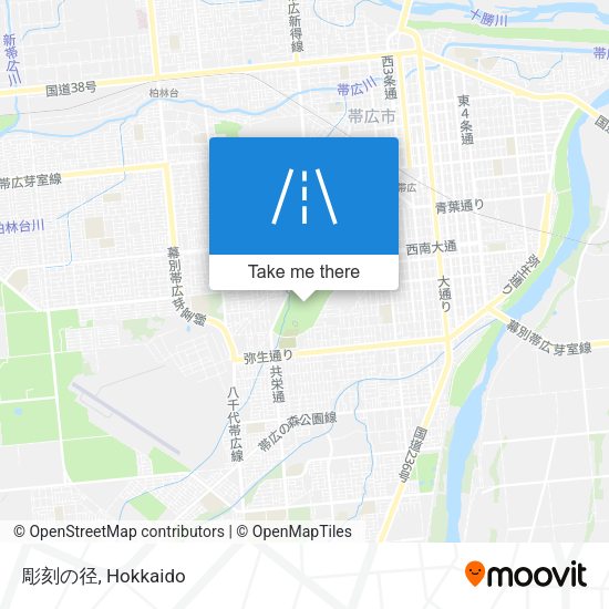 彫刻の径 map