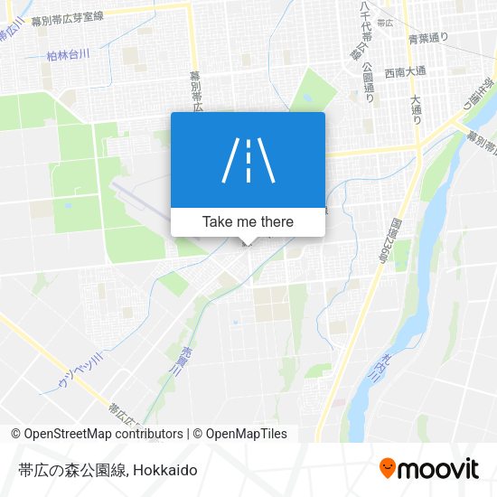 帯広の森公園線 map