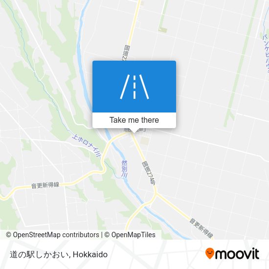 道の駅しかおい map