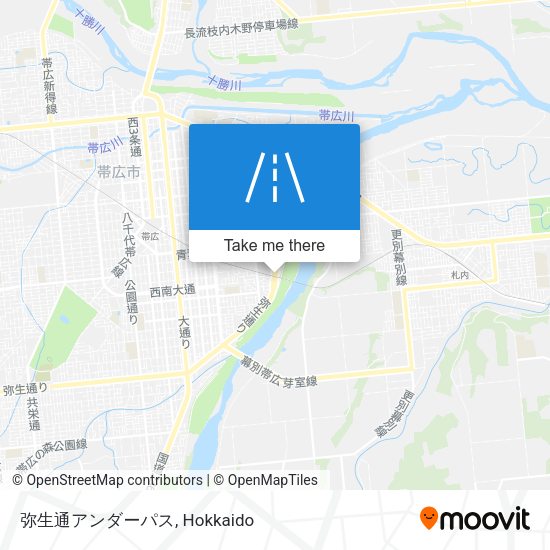 弥生通アンダーパス map