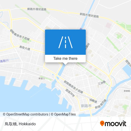 鳥取橋 map