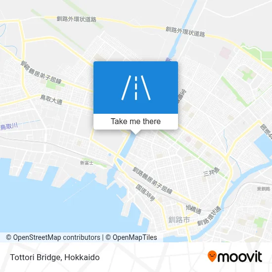 Tottori Bridge map