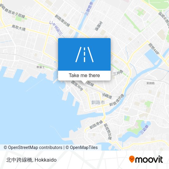 北中跨線橋 map