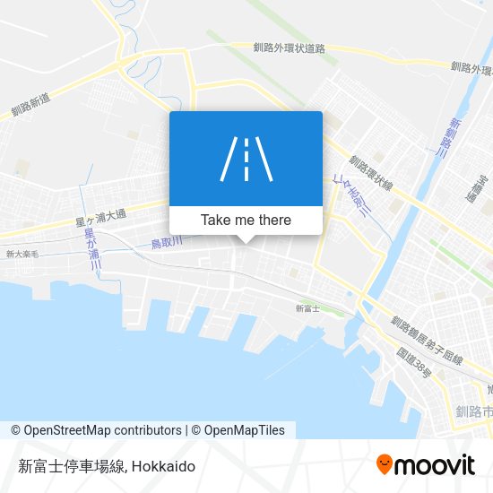 新富士停車場線 map