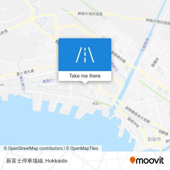 新富士停車場線 map