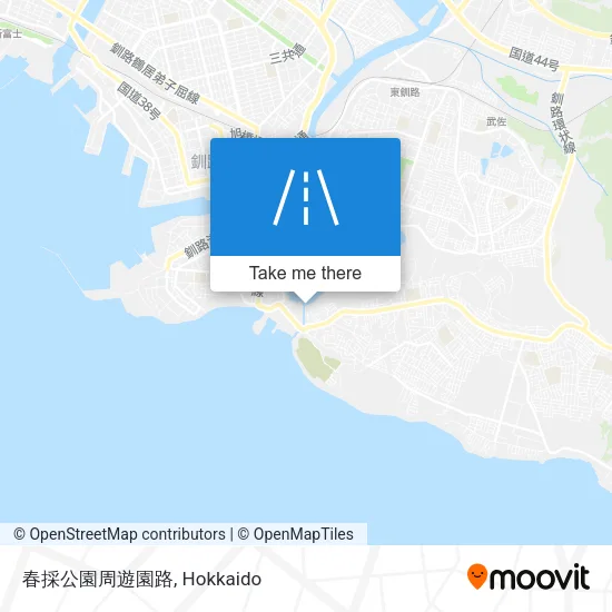 春採公園周遊園路 map