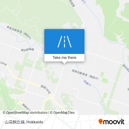 山花鶴丘線 map