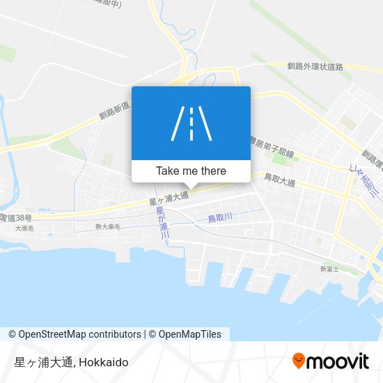 星ヶ浦大通 map