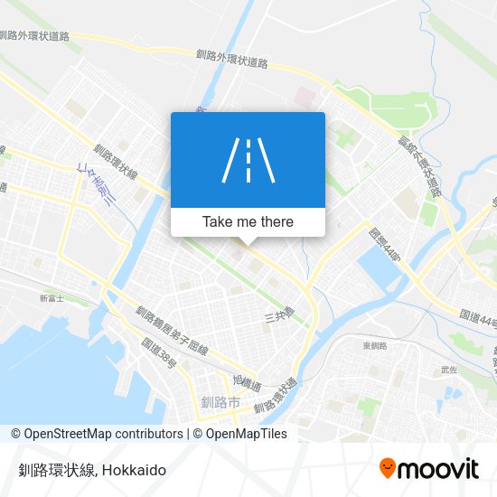 釧路環状線 map
