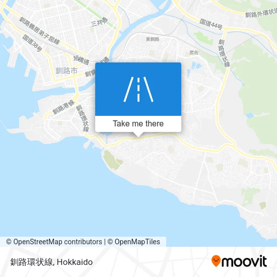 Kushiro Ring Road map