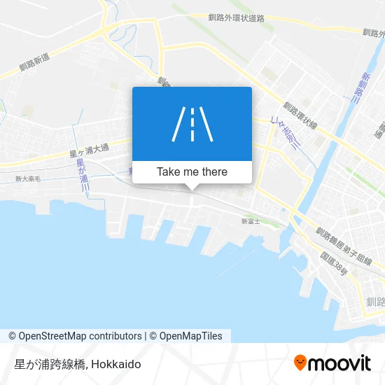 Hoshigaura Overpass Bridge map