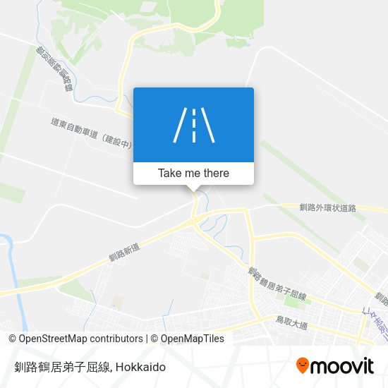 釧路鶴居弟子屈線 map