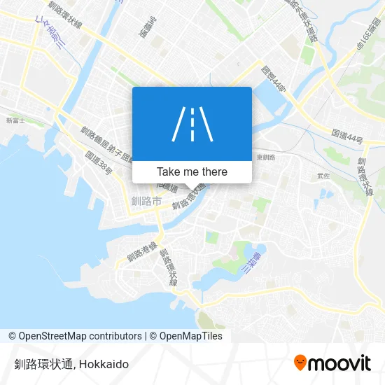 Kushiro Ring Road map