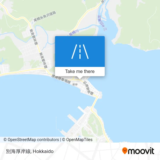 Bekkai Akkeshi Line map