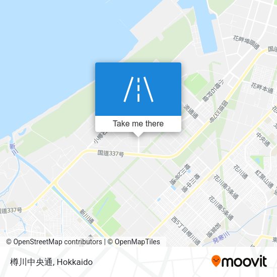 樽川中央通 map