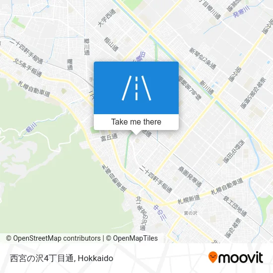 西宮の沢4丁目通 map