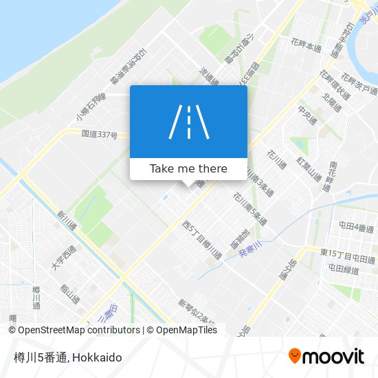 樽川5番通 map