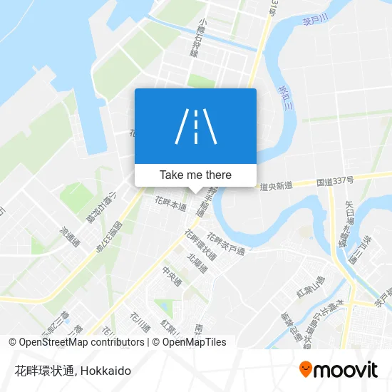 Hanabatake Ring Road map