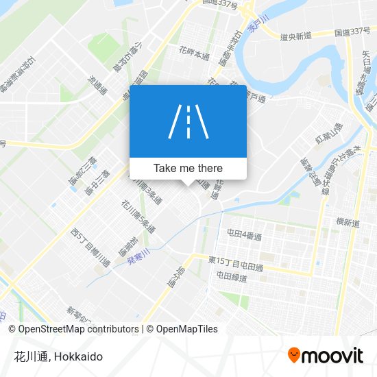 花川通 map