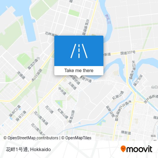 花畔1号通 map