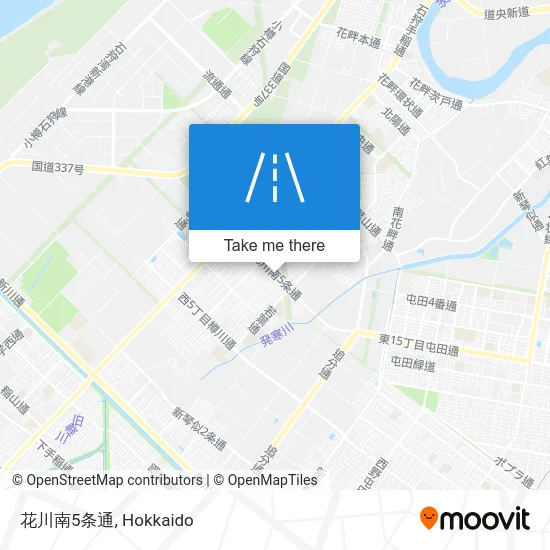 花川南5条通 map