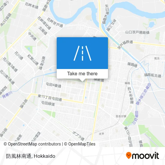 South Wind Forest Road map