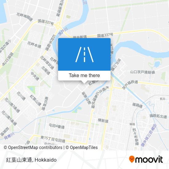 紅葉山東通 map