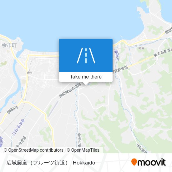 広域農道（フルーツ街道） map