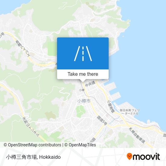 小樽三角市場 map