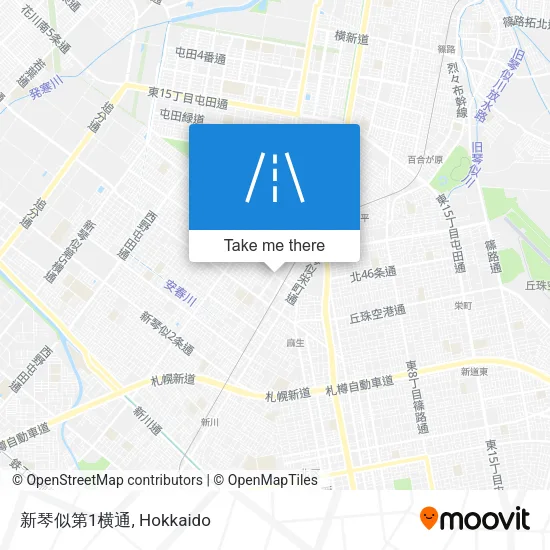 新琴似第1横通 map