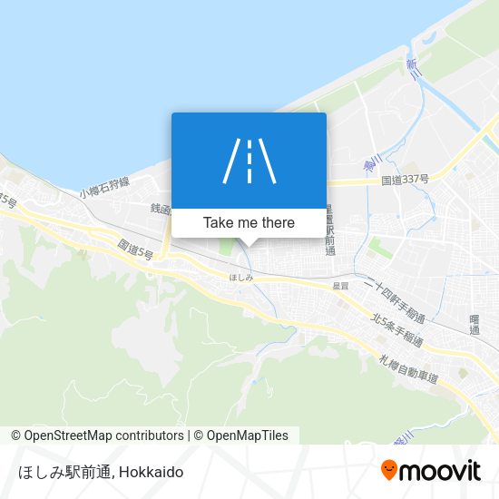 ほしみ駅前通 map
