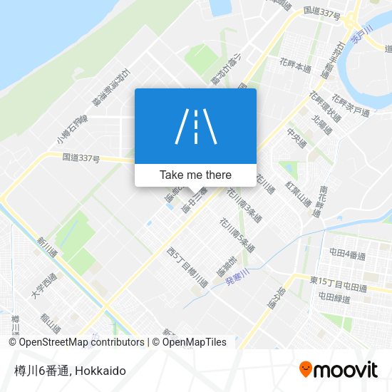 樽川6番通 map