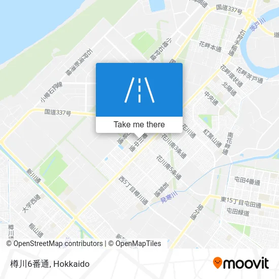 Tarukawa 6th Street map