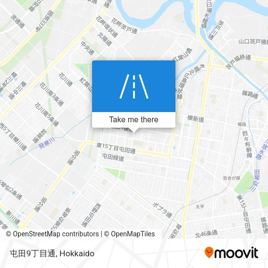 屯田9丁目通 map